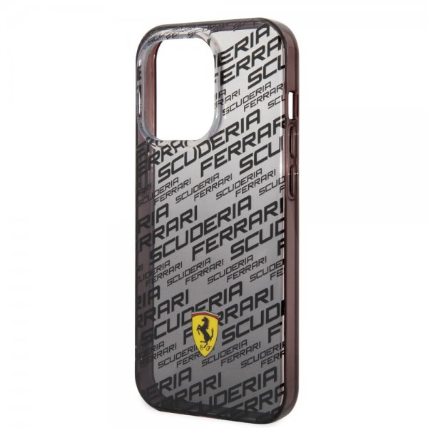Ferrari iPhone 14 Pro Max Suojakuori Gradient Scuderia Musta