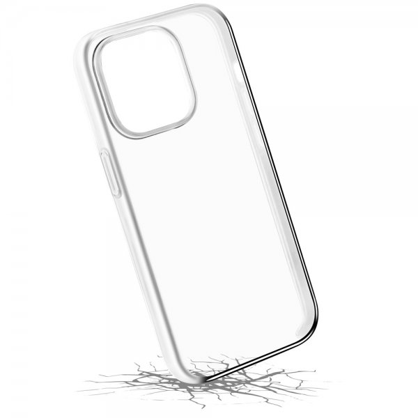 Puro iPhone 14 Pro Max -suojakuori Impact Clear läpinäkyvä