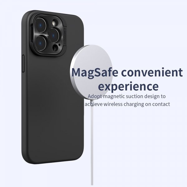 Nillkin iPhone 14 Pro Max Suojakuori LensWing MagSafe Musta
