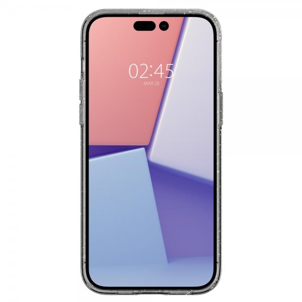 Spigen iPhone 14 Pro Max -kuori Liquid Crystal Glitter Crystal Quartz