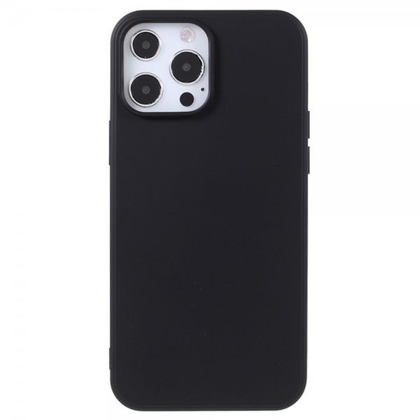 X-Level iPhone 14 Pro Max -kuori nestemäinen silikoni musta
