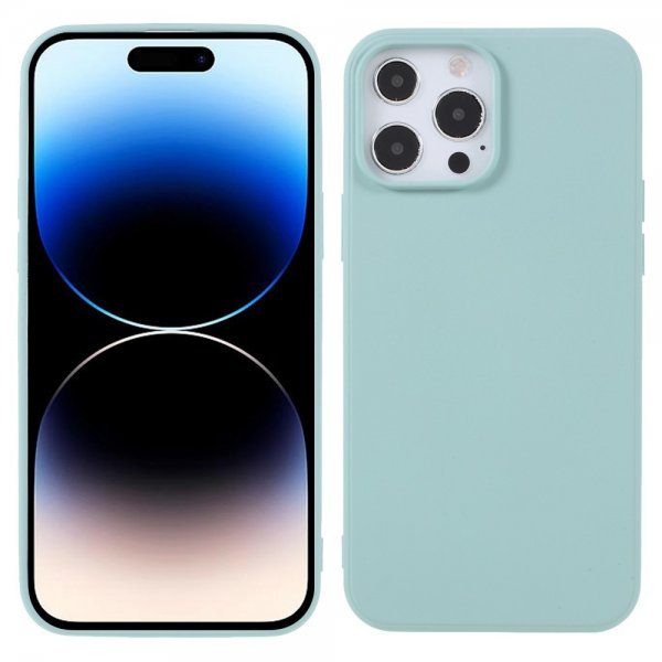 X-Level iPhone 14 Pro Max Kuoret Liquid Silicone Turkoosi