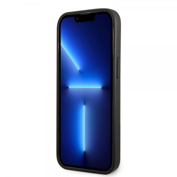 Ferrari iPhone 14 Pro Max -kuoret logo rei'itetty, musta-punainen