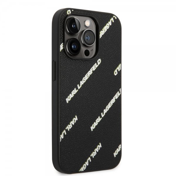 Karl Lagerfeld iPhone 14 Pro Max -suojakuori Logomania Musta