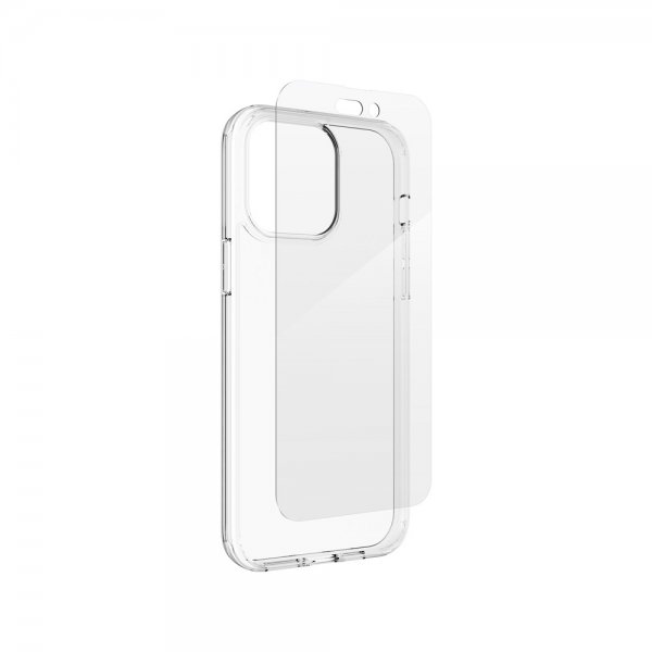 ZAGG InvisibleShield iPhone 14 Pro Max -kuori ja Glass Elite 360 -näytönsuoja