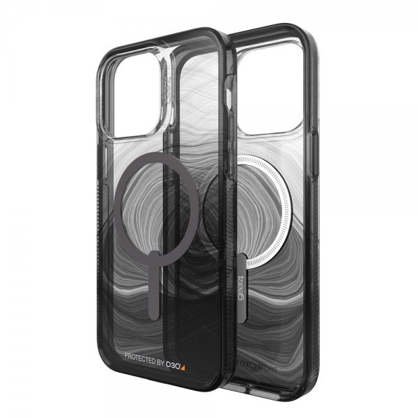 Gear4 iPhone 14 Pro Max Kuori Milan Snap Black Swirl