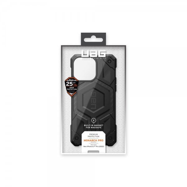 Urban Armor Gear (UAG) iPhone 14 Pro Max -suojakuori Monarch Pro MagSafe Carbon Fiber