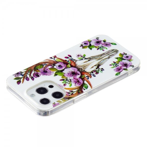 iPhone 14 Pro Max Kuoret Kukka- ja Peurakuvio