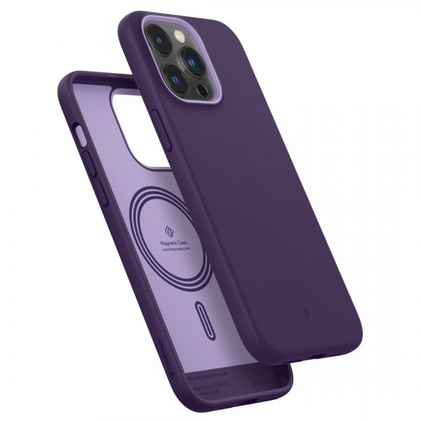 Caseology iPhone 14 Pro Max Nano Pop Mag -kuori, Grape Purple