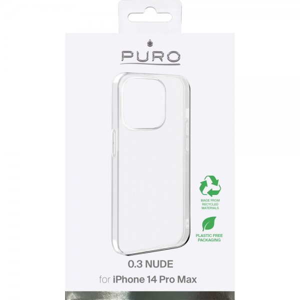Puro iPhone 14 Pro Max Kuori Nude Läpinäkyvä