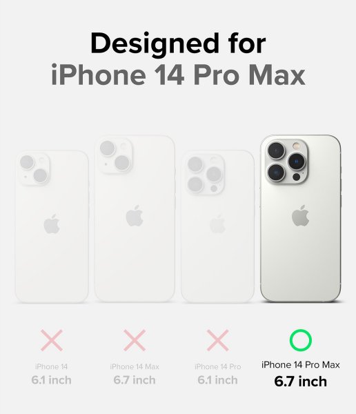 Ringke iPhone 14 Pro Max Suojakuori Onyx Musta