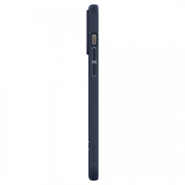 Caseology iPhone 14 Pro Max -kuori Parallax Mag Midnight Blue