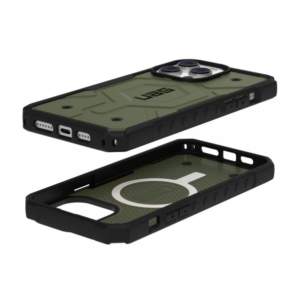 Urban Armor Gear (UAG) iPhone 14 Pro Max -suojakuori Pathfinder MagSafe, oliivi