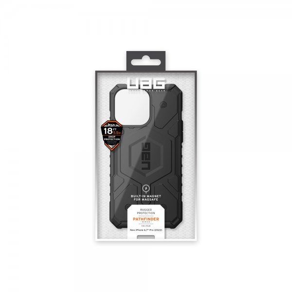 Urban Armor Gear (UAG) iPhone 14 Pro Max -suojakuori Pathfinder MagSafe, musta