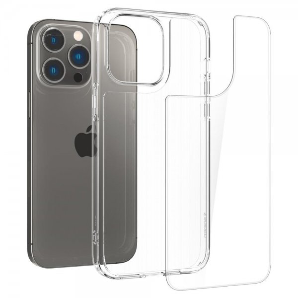 Spigen iPhone 14 Pro Max -suojakuori, Quartz Hybrid Crystal Clear