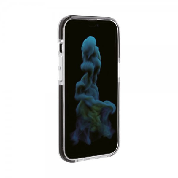 Vivanco iPhone 14 Pro Max -suojakuori Rock Solid Musta/Kirkas