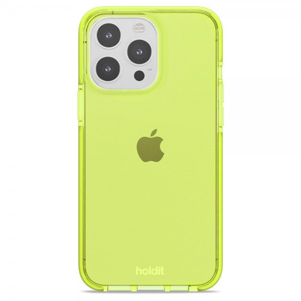 holdit iPhone 14 Pro Max Suojakuori Seethru Acid Green