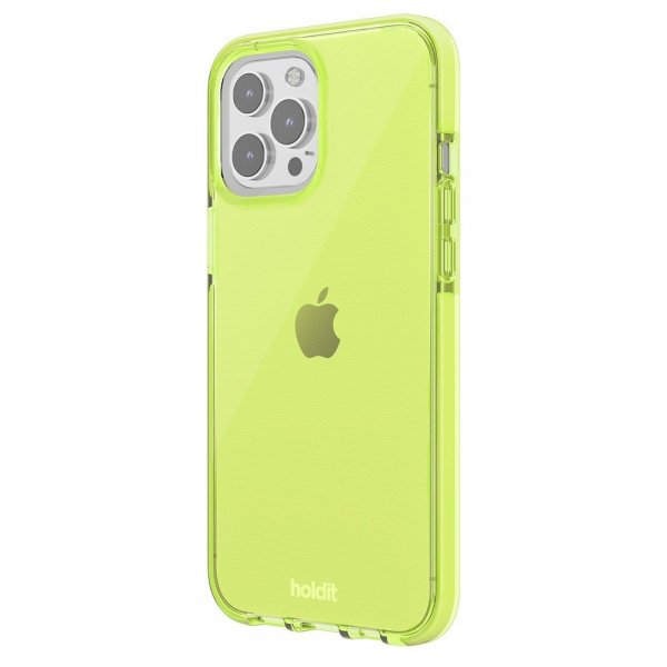 holdit iPhone 14 Pro Max Suojakuori Seethru Acid Green