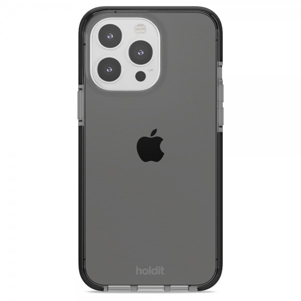 Holdit iPhone 14 Pro Max Kuori Seethru Musta