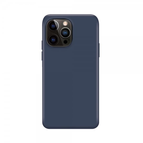 Xqisit iPhone 14 Pro Max -silikonikuori, tummansininen