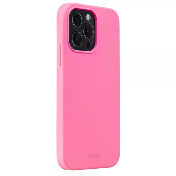 holdit iPhone 14 Pro Max Silikonikuori Bright Pink