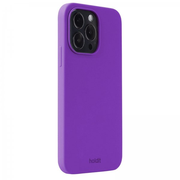 holdit iPhone 14 Pro Max Silikonikuori Kirkkaanvioletti