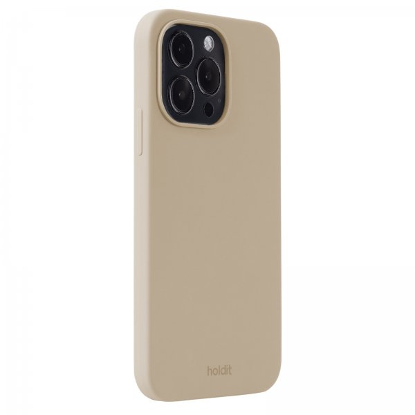 holdit iPhone 14 Pro Max -silikonikuori, Latte Beige