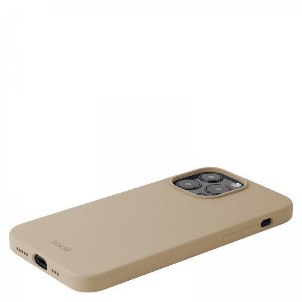 holdit iPhone 14 Pro Max -silikonikuori, Latte Beige