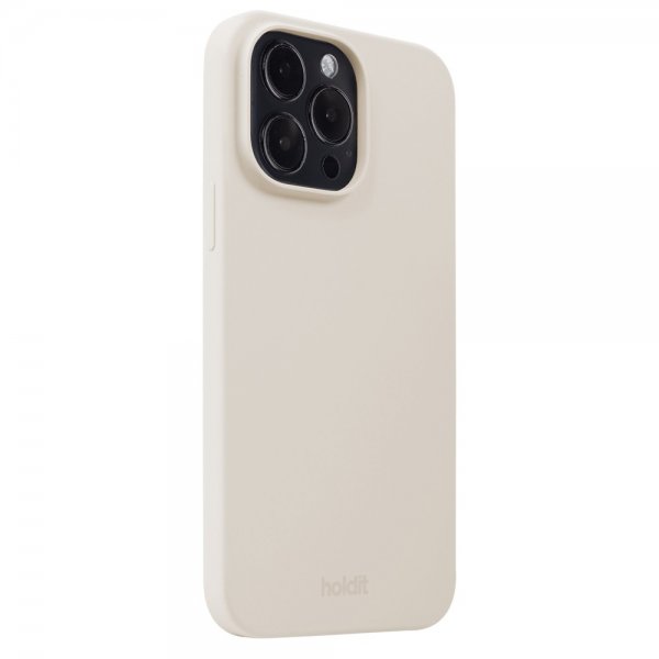 holdit iPhone 14 Pro Max Silikonikuori Light Beige
