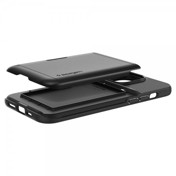 Spigen iPhone 14 Pro Max -suojakuori Slim Armor CS, musta