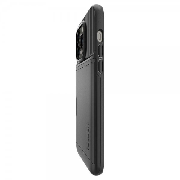Spigen iPhone 14 Pro Max -suojakuori Slim Armor CS, musta