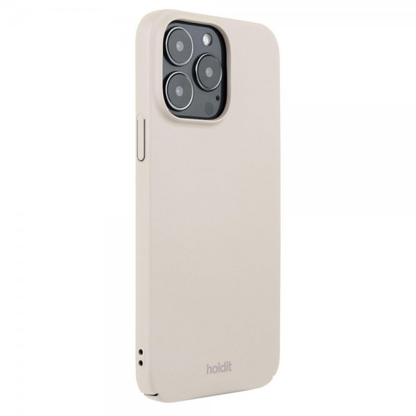 Holdit iPhone 14 Pro Max -kuori Slim Case Light Beige