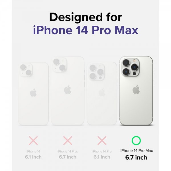 Ringke iPhone 14 Pro Max Slim Matte Clear -kuori