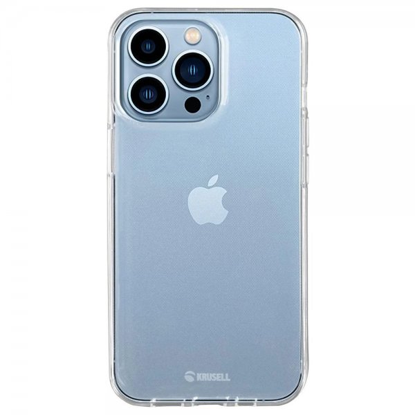 Krusell iPhone 14 Pro Max Suojakuori SoftCover Läpinäkyvä