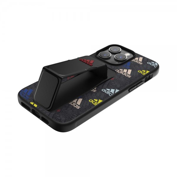 Adidas iPhone 14 Pro Max -kuori SP Grip Case Black/Colourful