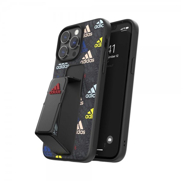 Adidas iPhone 14 Pro Max -kuori SP Grip Case Black/Colourful