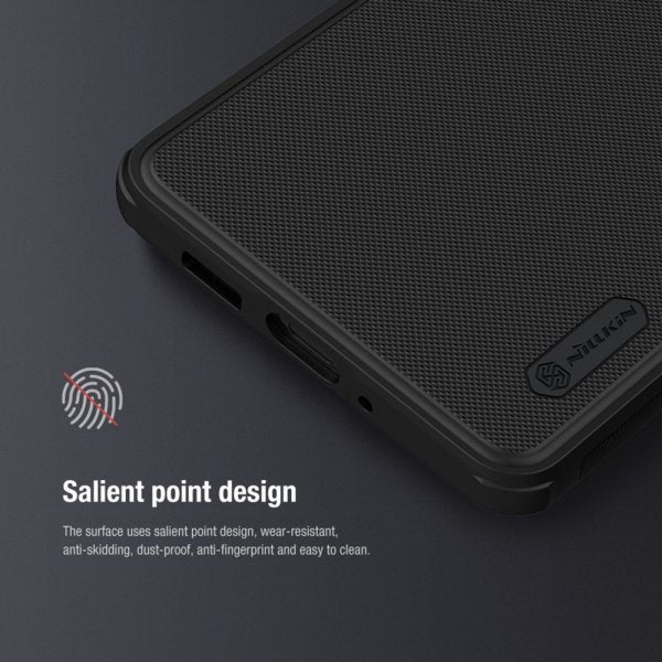 Nillkin iPhone 14 Pro Max Suojakuori Super Frosted Shield Pro Musta