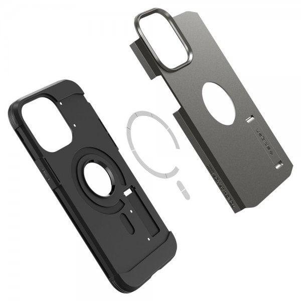 Spigen iPhone 14 Pro Max Tough Armor MagFit -suojakuori, Gunmetal