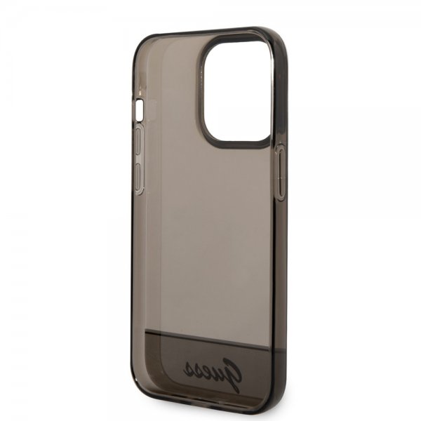 Guess iPhone 14 Pro Max Kuori Translucent Musta