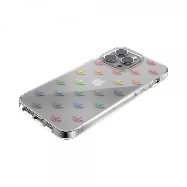 Adidas iPhone 14 Pro Max -kuori, Trefoil Clear Case, läpinäkyvä
