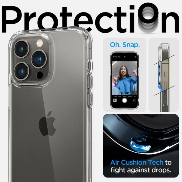 Spigen iPhone 14 Pro Max Ultra Hybrid -suojakuori, kirkas