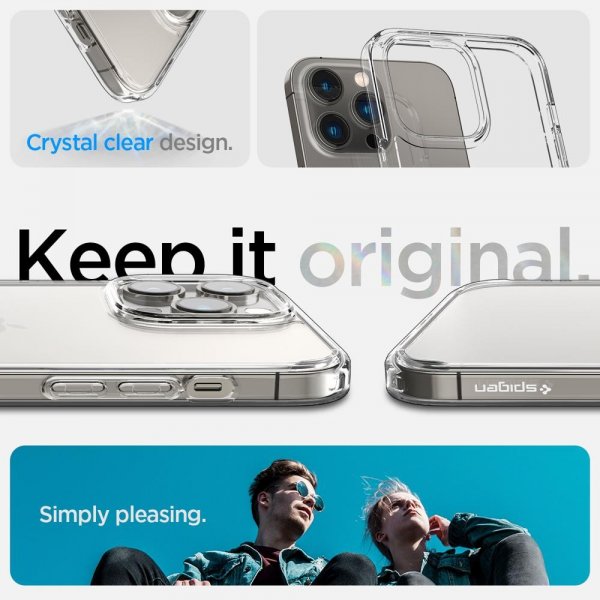 Spigen iPhone 14 Pro Max Ultra Hybrid -suojakuori, kirkas