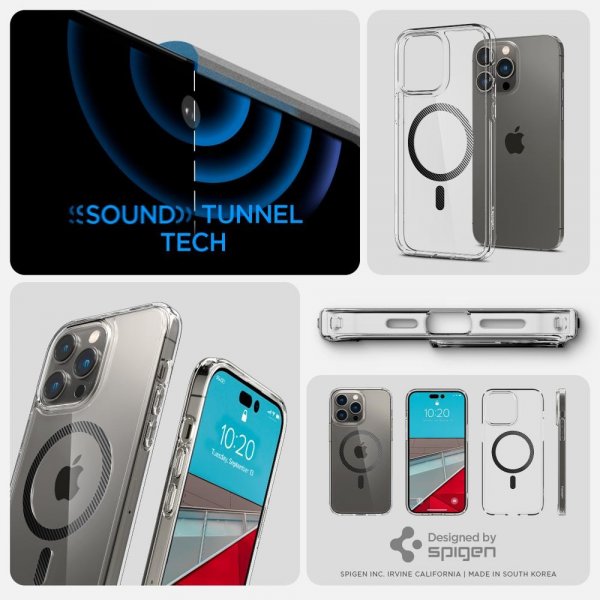 Spigen iPhone 14 Pro Max Suojakuori Ultra Hybrid MagFit Carbon Fiber