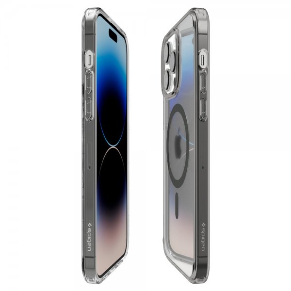 Spigen iPhone 14 Pro Max -suojakuori Ultra Hybrid MagFit Frost Black