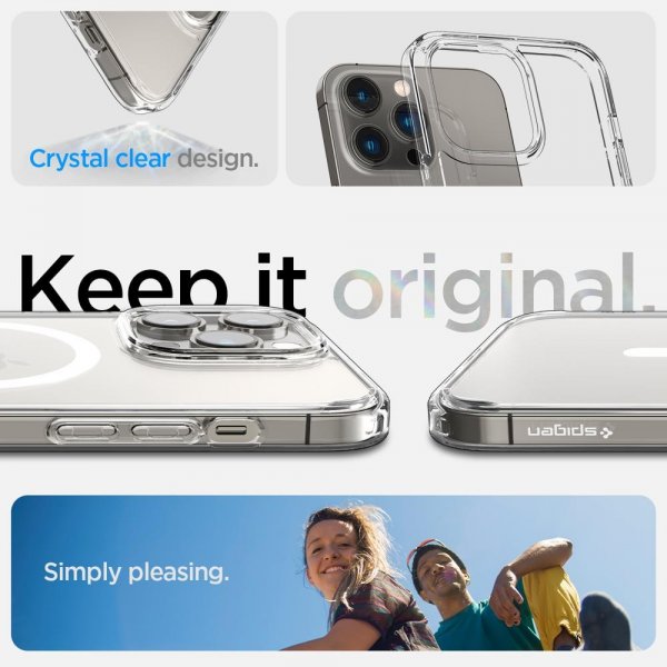 Spigen iPhone 14 Pro Max Ultra Hybrid MagFit -suojakuori, valkoinen