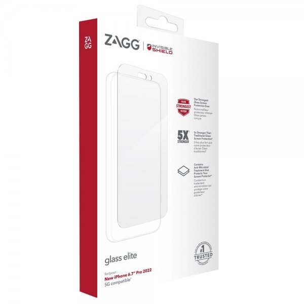 ZAGG InvisibleShield iPhone 14 Pro Max -näytönsuoja Glass Elite