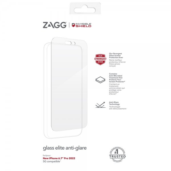 ZAGG InvisibleShield iPhone 14 Pro Max Näytönsuoja Glass Elite Anti-Glare
