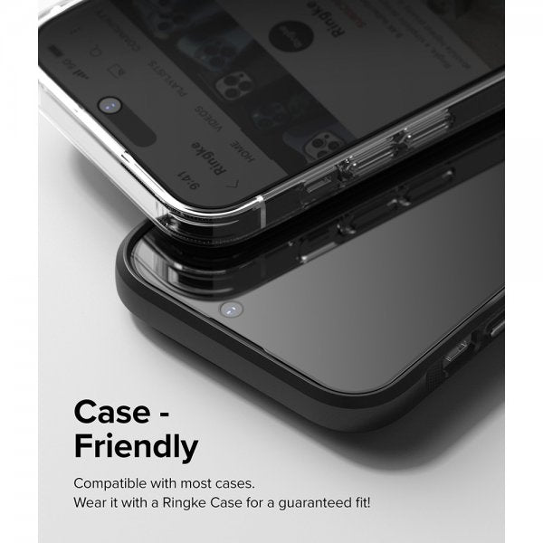 Ringke iPhone 14 Pro Max -näytönsuoja Privacy Glass