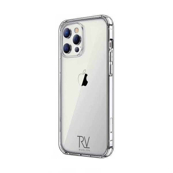 Rvelon iPhone 14 Pro Max Kuori Iskunkestävä Läpinäkyvä