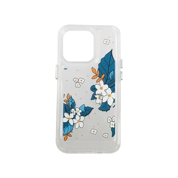 iPhone 14 Pro Kuori Kuosi Siniset Lehdet